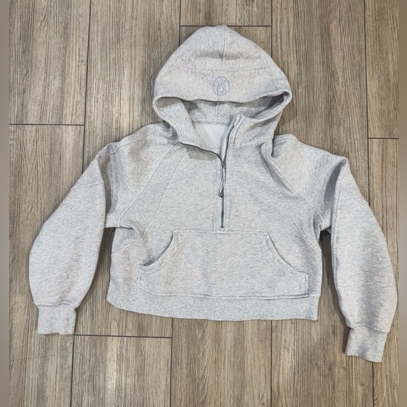 Lululemon Scuba Oversized Hoodie – Size XS/ S Heathered Core Ultra Light Grey - Picture 2 of 8